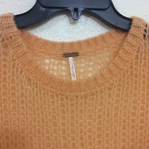Free People Womens Small Lightweight Sweater Holey - Picture 4 of 11
